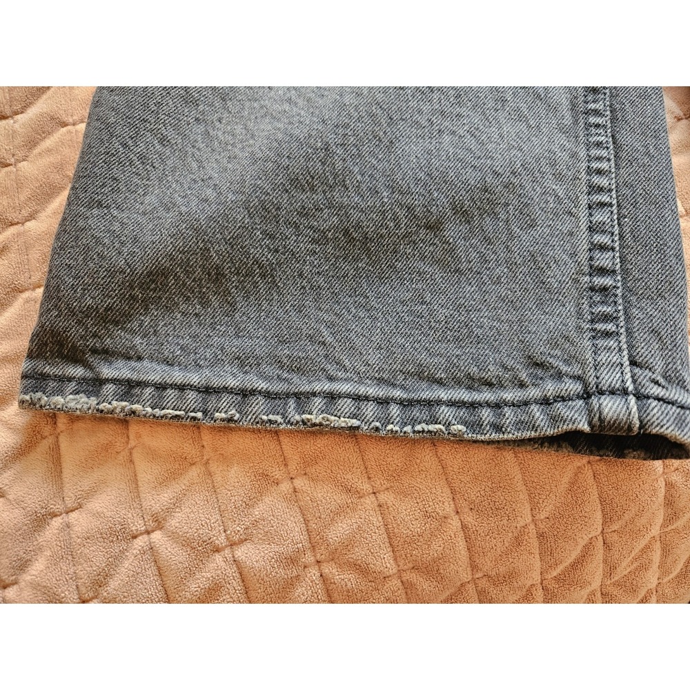 NWT Abercrombie & Fitch The 90's Straight Ultra High Rise Black Jeans, 36/22L - Picture 7 of 7